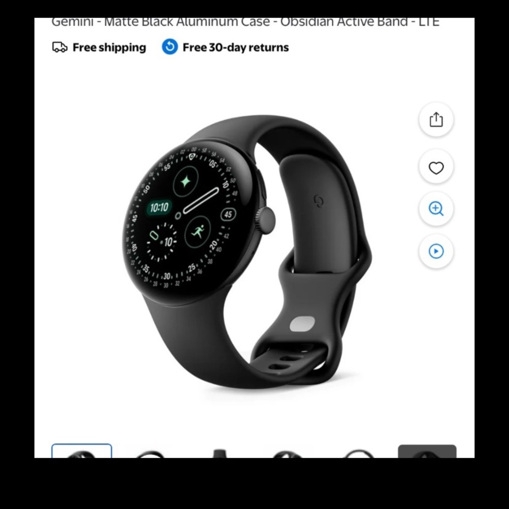 Google Smartwatch - Black